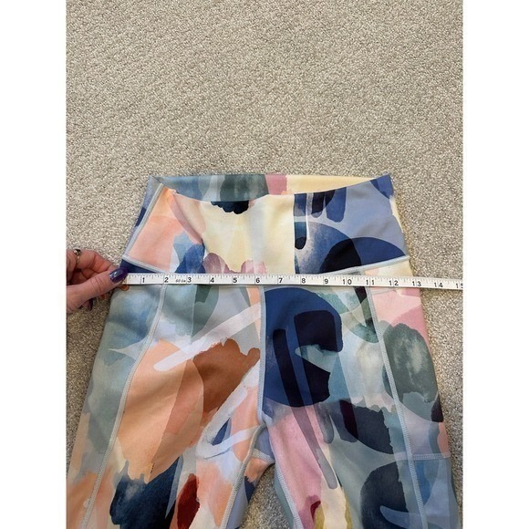 Super Sculpt Pocket 7/8 Leggings In Pink Art Print Small‎ - Picture 7 of 9